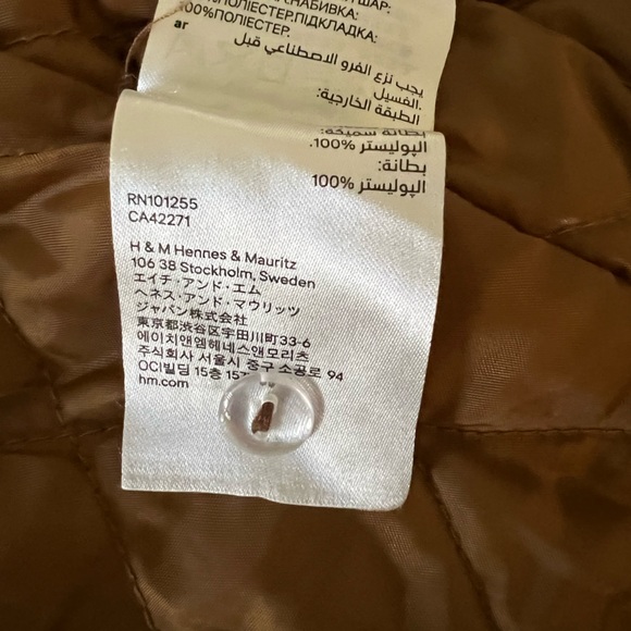 H&M Divided tan lined jacket - Picture 4 of 14